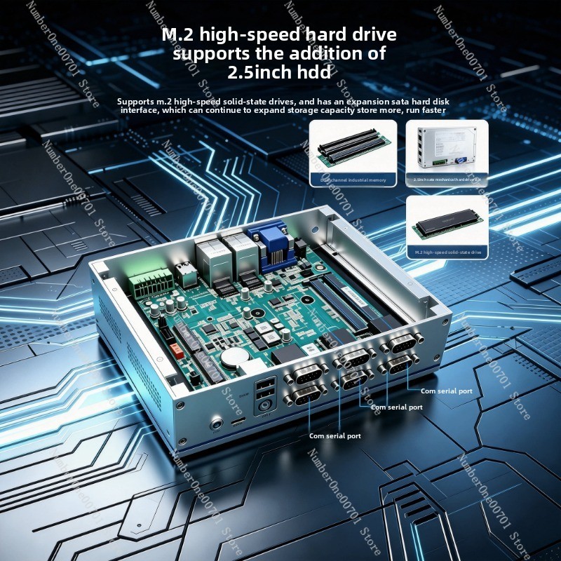 Fanless Industrial Pc Rs485 Core I7 - Mini PC Industriale Embedded Senza Ventola