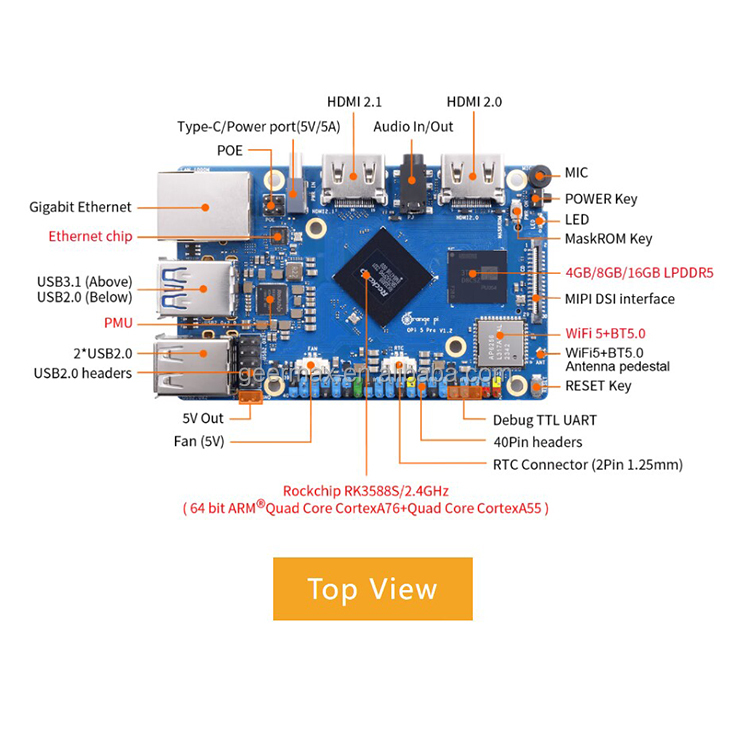 Orange Pi 5 Pro 4GB 8GB 16GB R - Orange Pi 5 Plus 16Gb recensione e prezzo